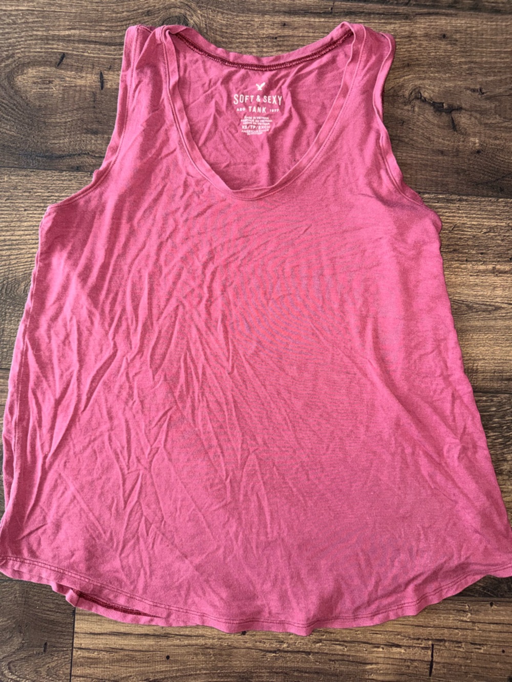American Eagle Outfitters Soft & Sexy Pink Tank Top